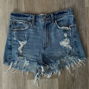 Abercrombie High Rise Mom Shorts
